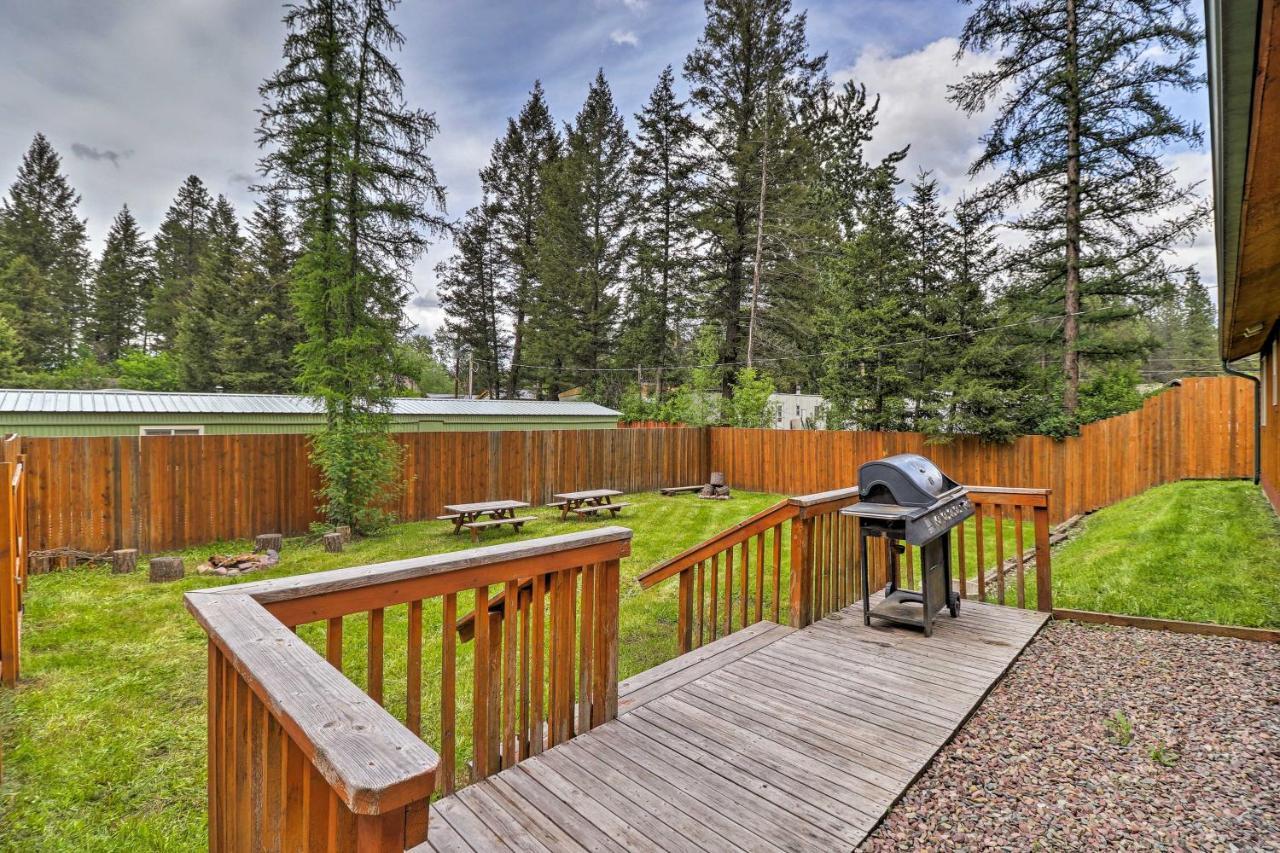 Hungry Horse Cabin Deck, Fire Pit, Near Glacier! Bagian luar foto