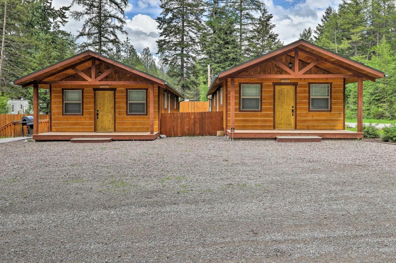 Hungry Horse Cabin Deck, Fire Pit, Near Glacier! Bagian luar foto